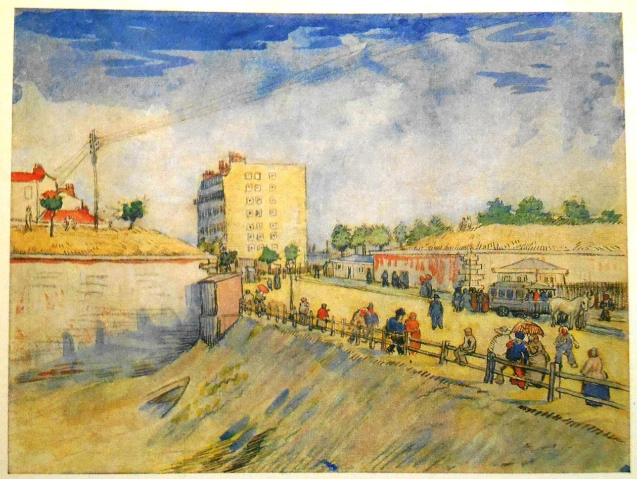 Ingång till Paris med en hästbil av Vincent van Gogh