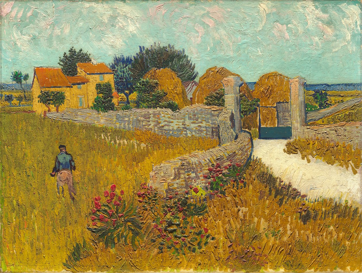 Bondgård i Provence, 1888 av Vincent van Gogh