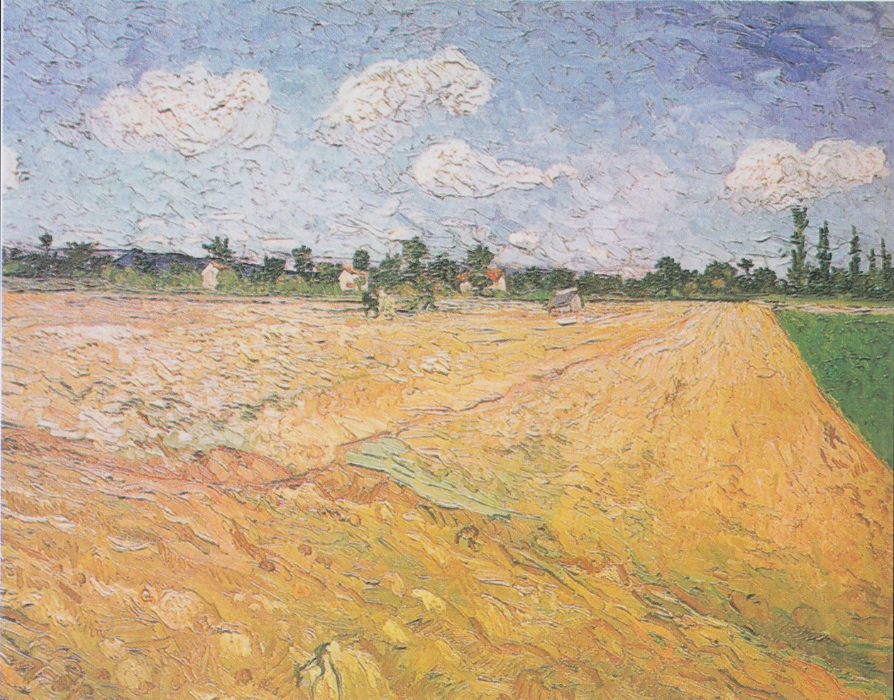 Plöjt fält av Vincent van Gogh