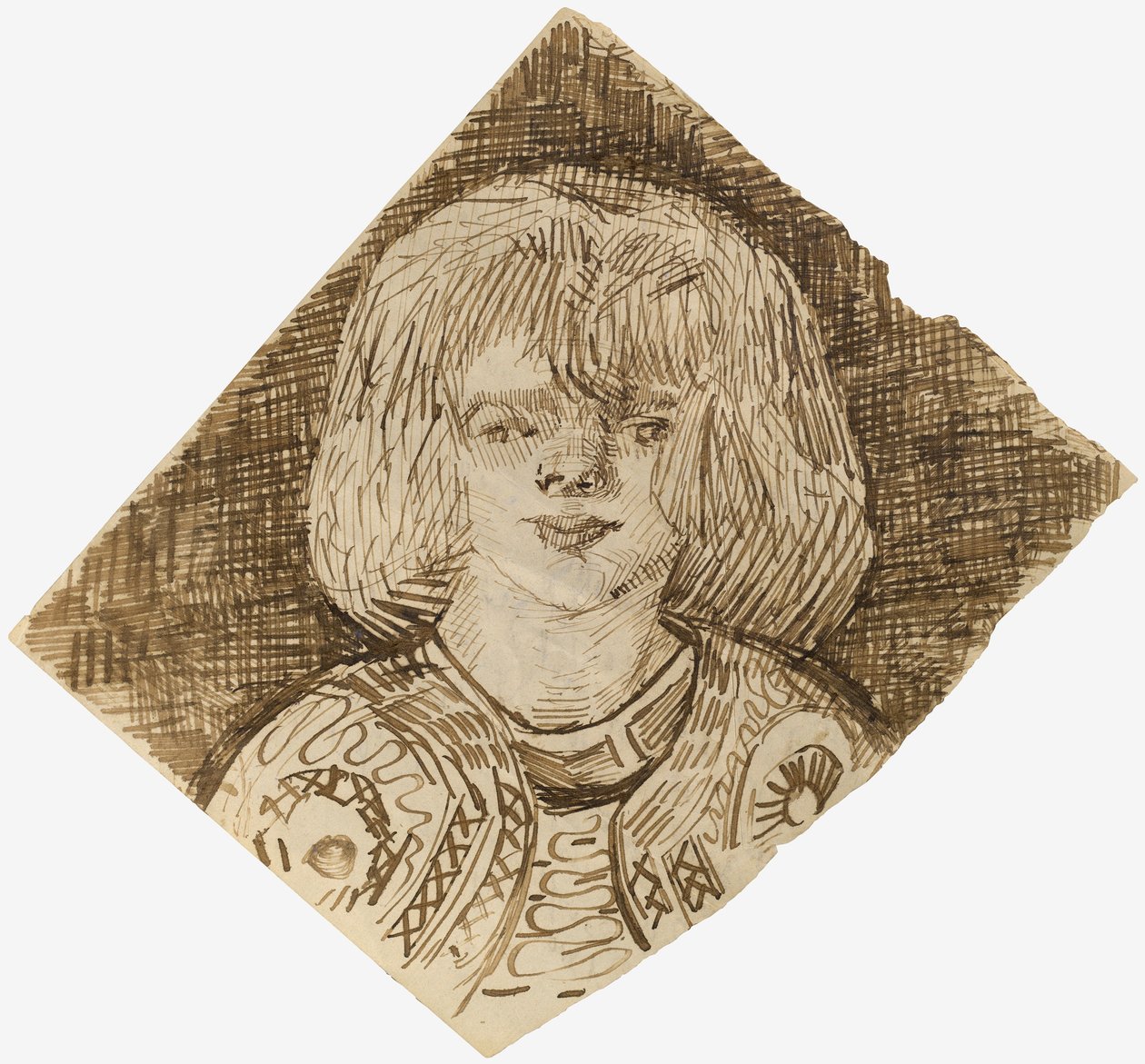 Head of a Girl av Vincent van Gogh