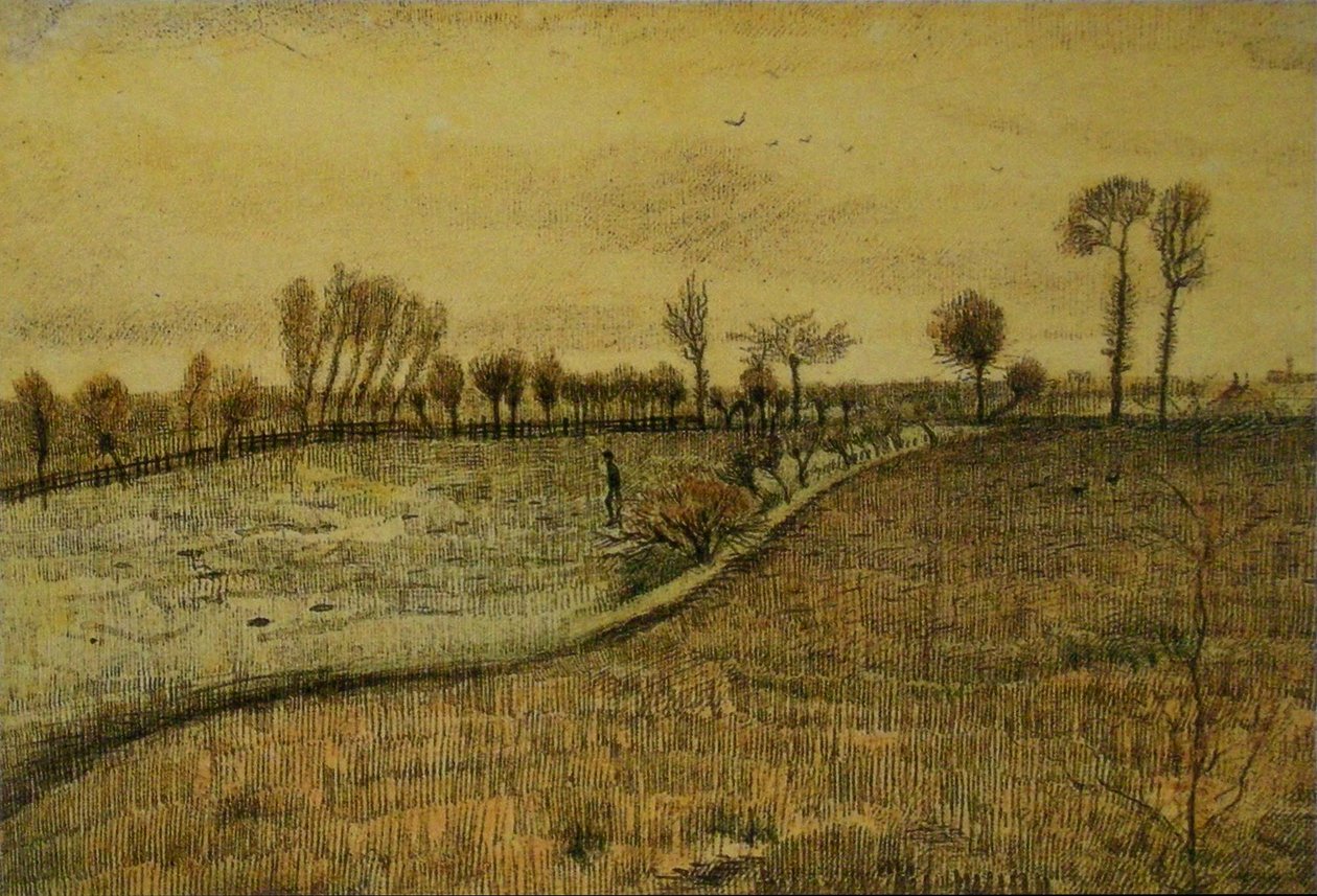 Landscape F 874v JH 3 av Vincent van Gogh
