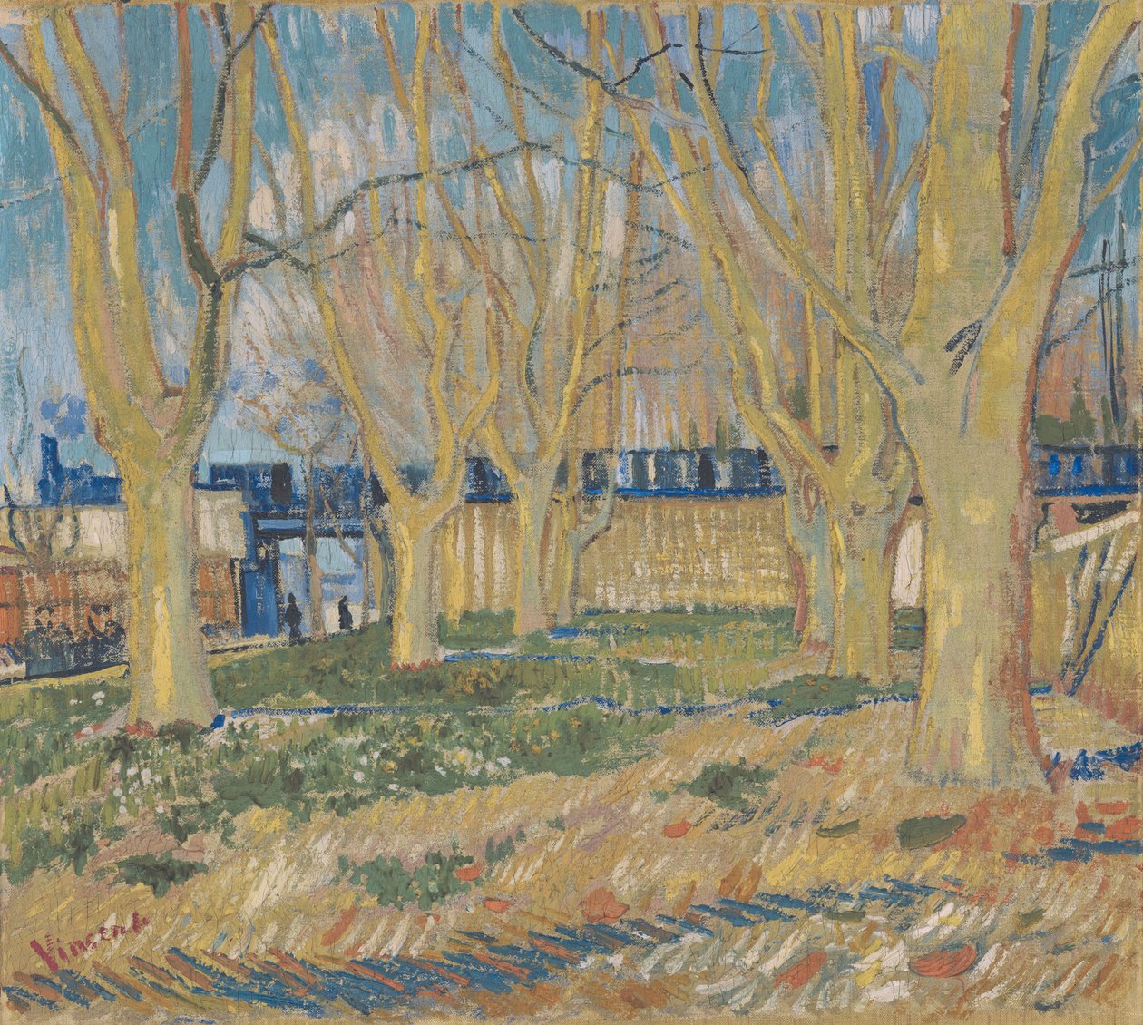 Le Train Bleu av Vincent van Gogh