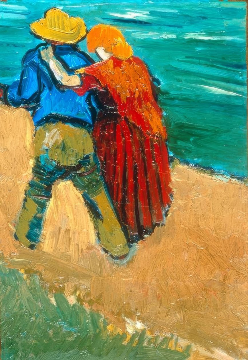 Älskare i Arles av Vincent van Gogh