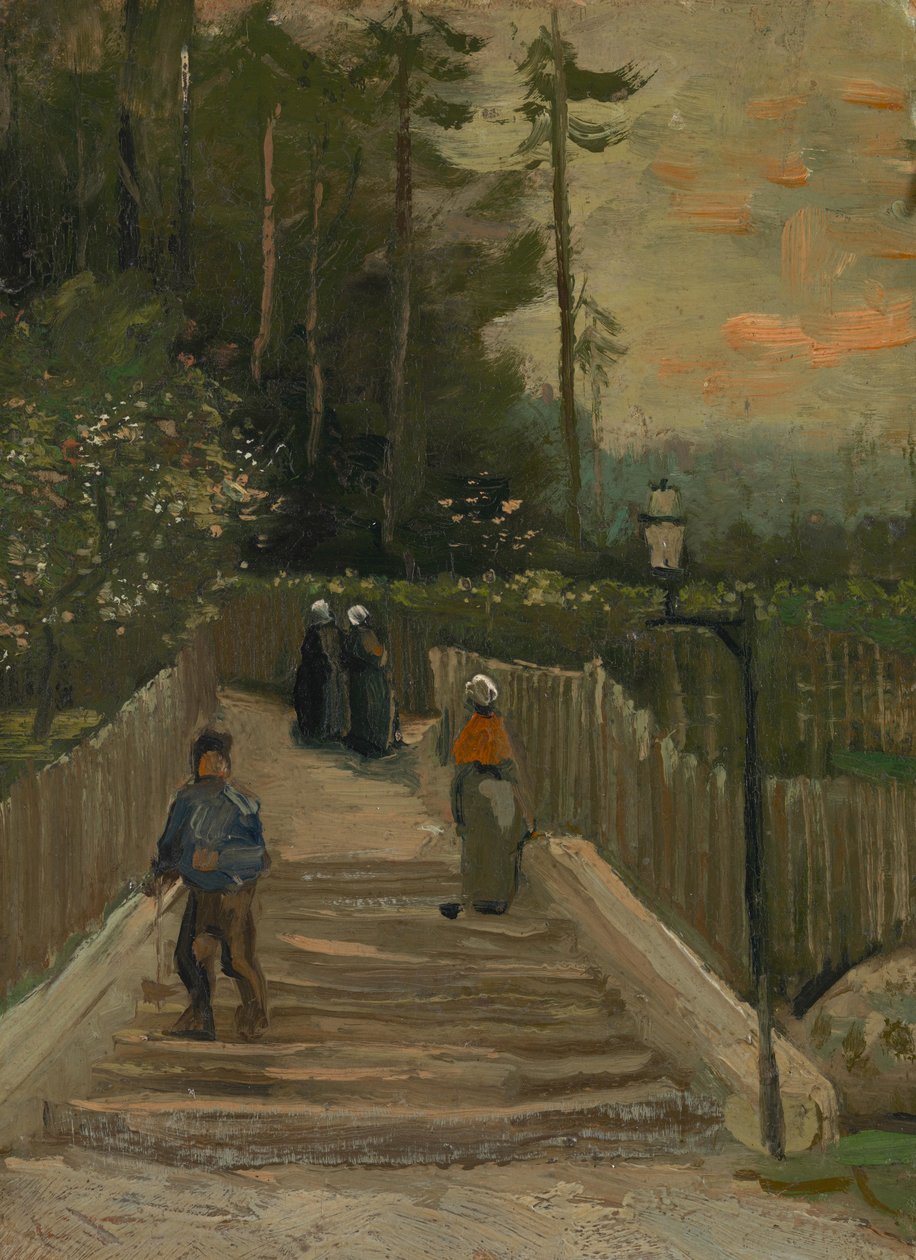 Stig i Montmartre av Vincent van Gogh
