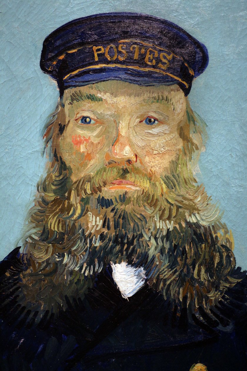 Porträtt av postman Joseph Roulin av Vincent van Gogh