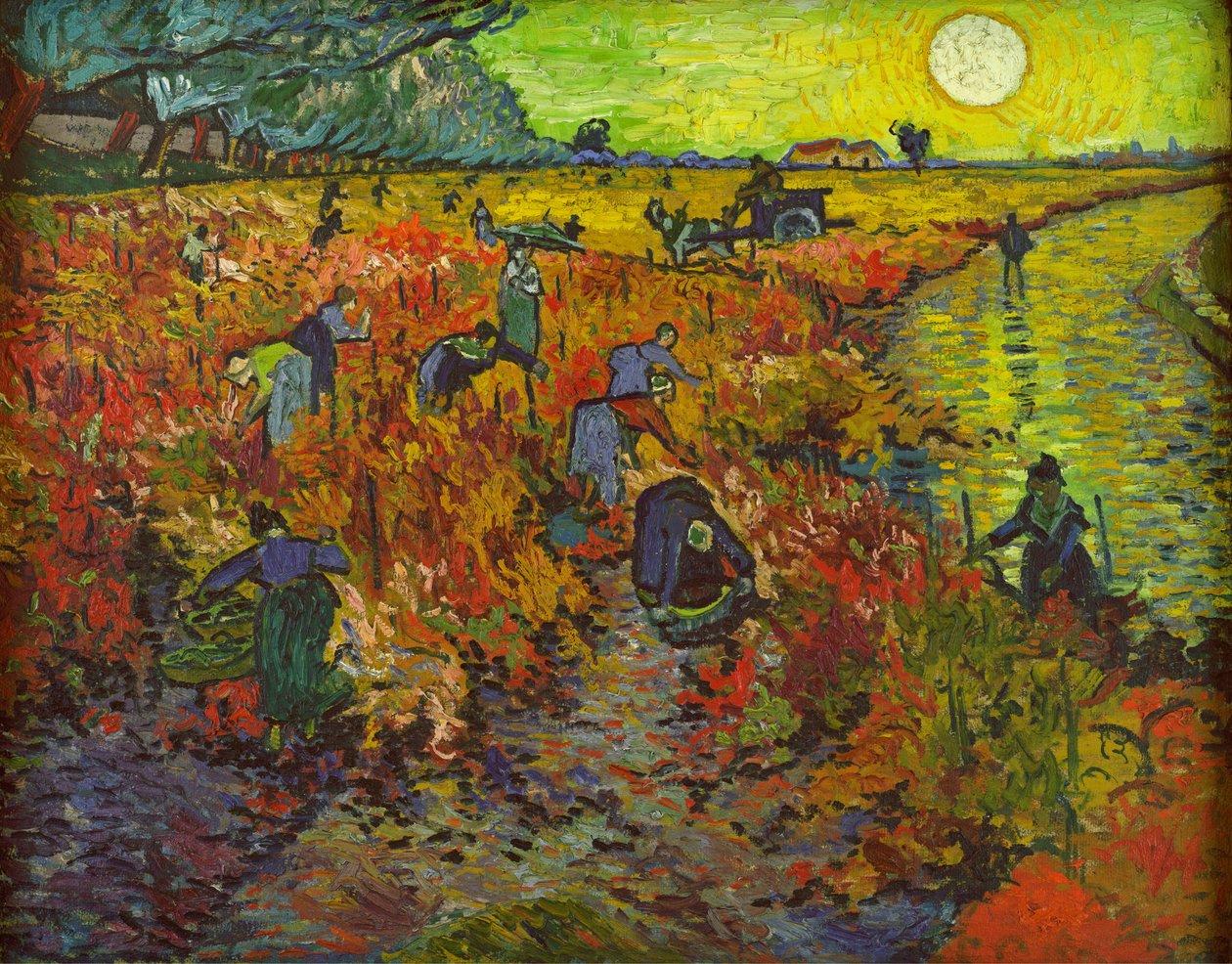 Röd vingård på Arles av Vincent van Gogh