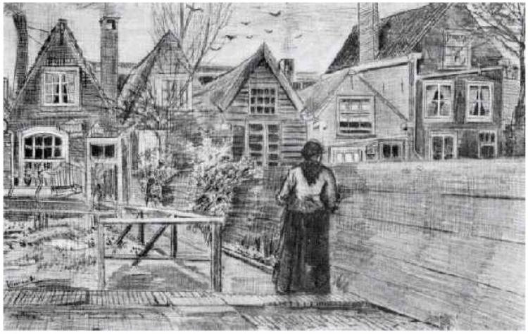 Siens Mothers House av Vincent van Gogh