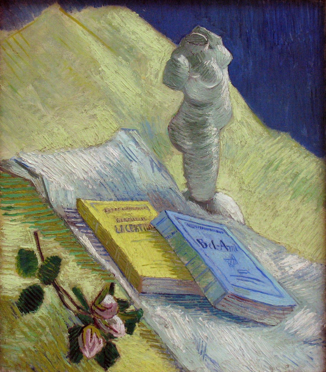 Stillleben mit Gipsstatuette av Vincent van Gogh