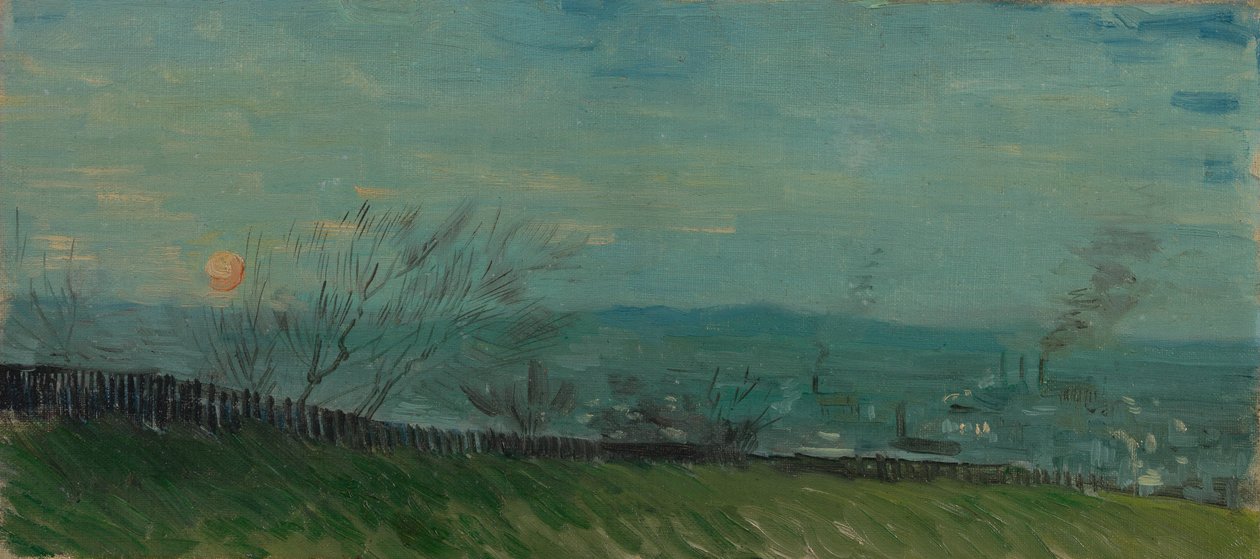 Solnedgång i Montmartre av Vincent van Gogh