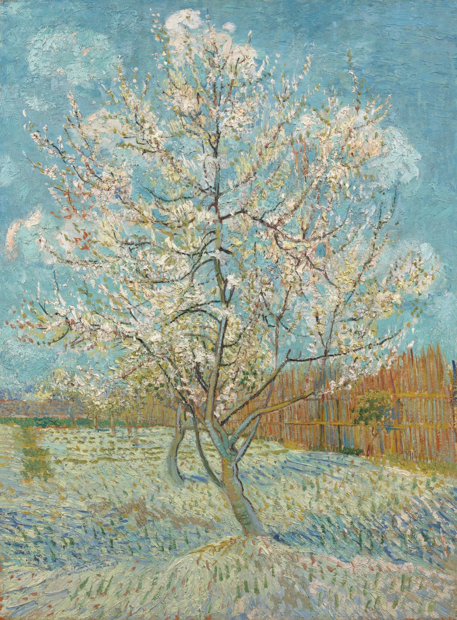 Det rosa persikoträdet, 1888 av Vincent van Gogh