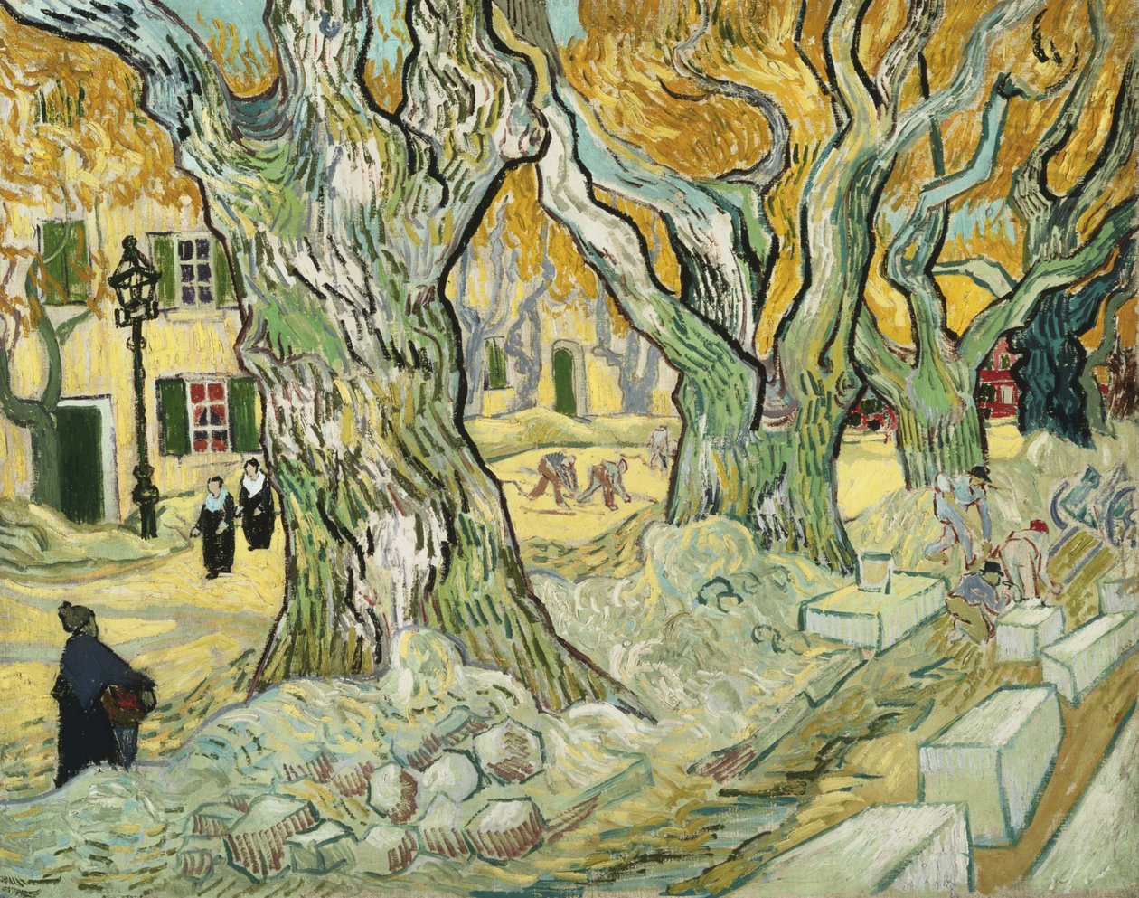 Road Menders av Vincent van Gogh
