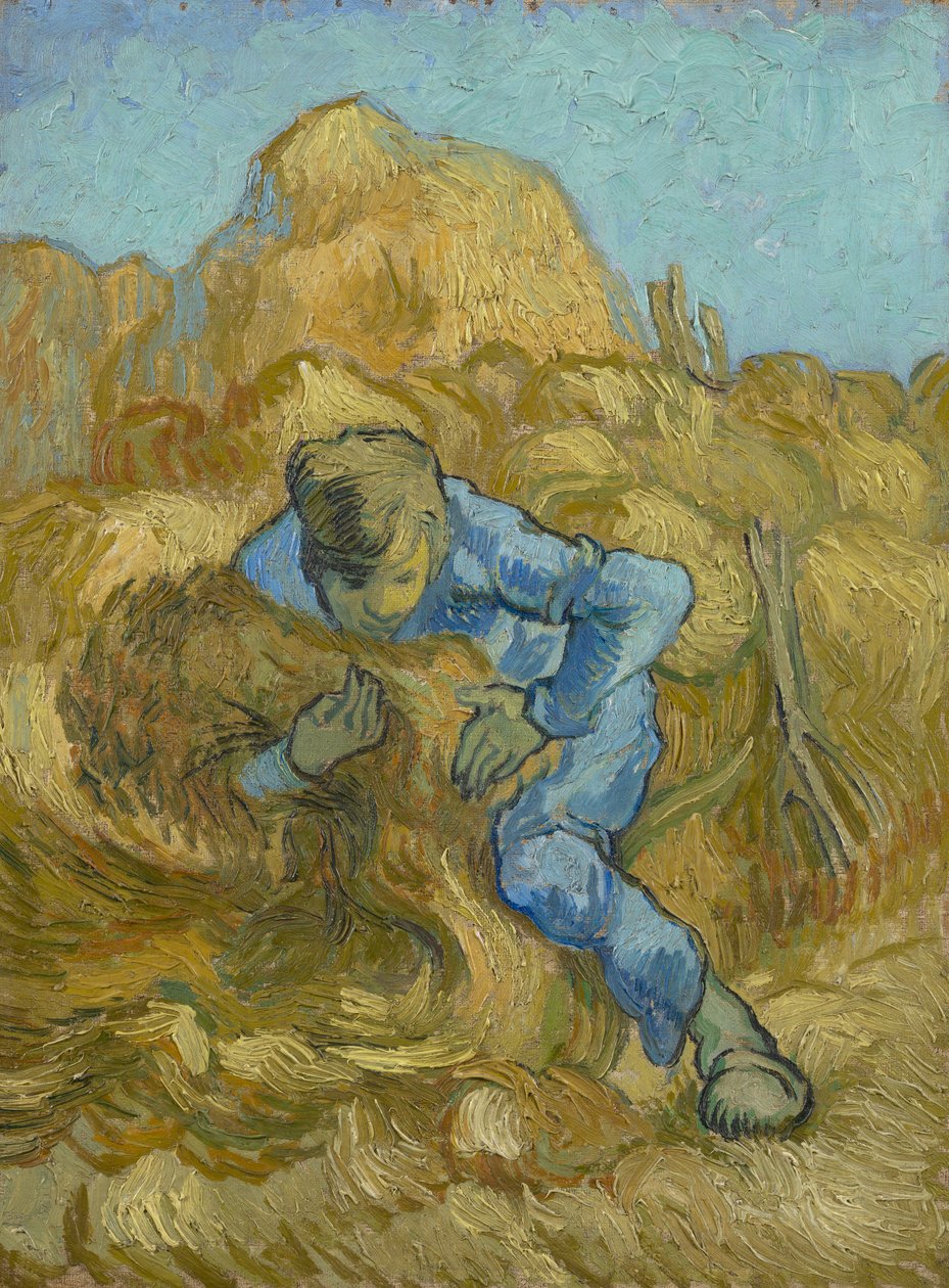 Sheaf-Binder (efter Millet) av Vincent van Gogh