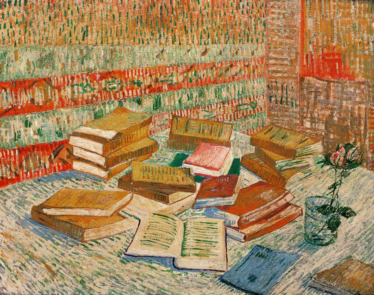 De gula böckerna, 1887 av Vincent van Gogh