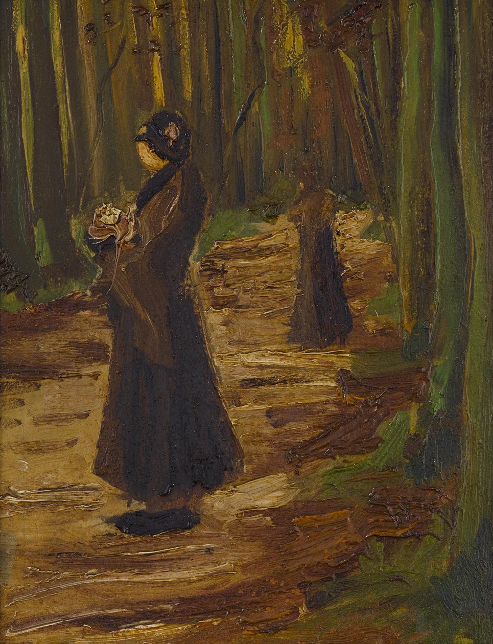 Two Women in a Wood av Vincent van Gogh
