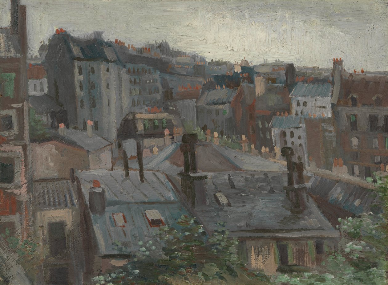 Utsikt från Vincents studio av Vincent van Gogh