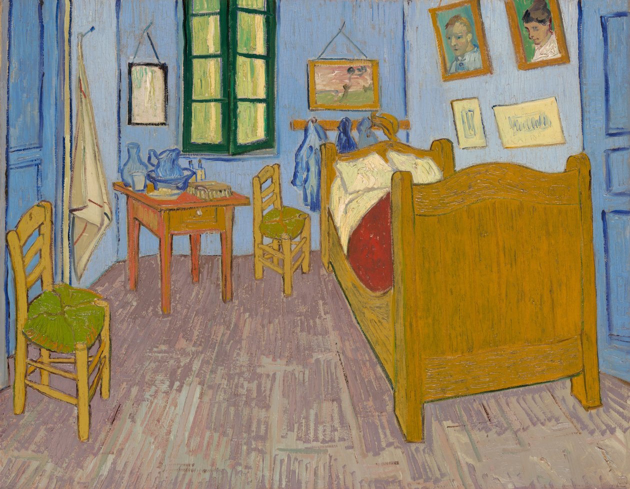 Vincents Schlafzimmer in Arles av Vincent van Gogh