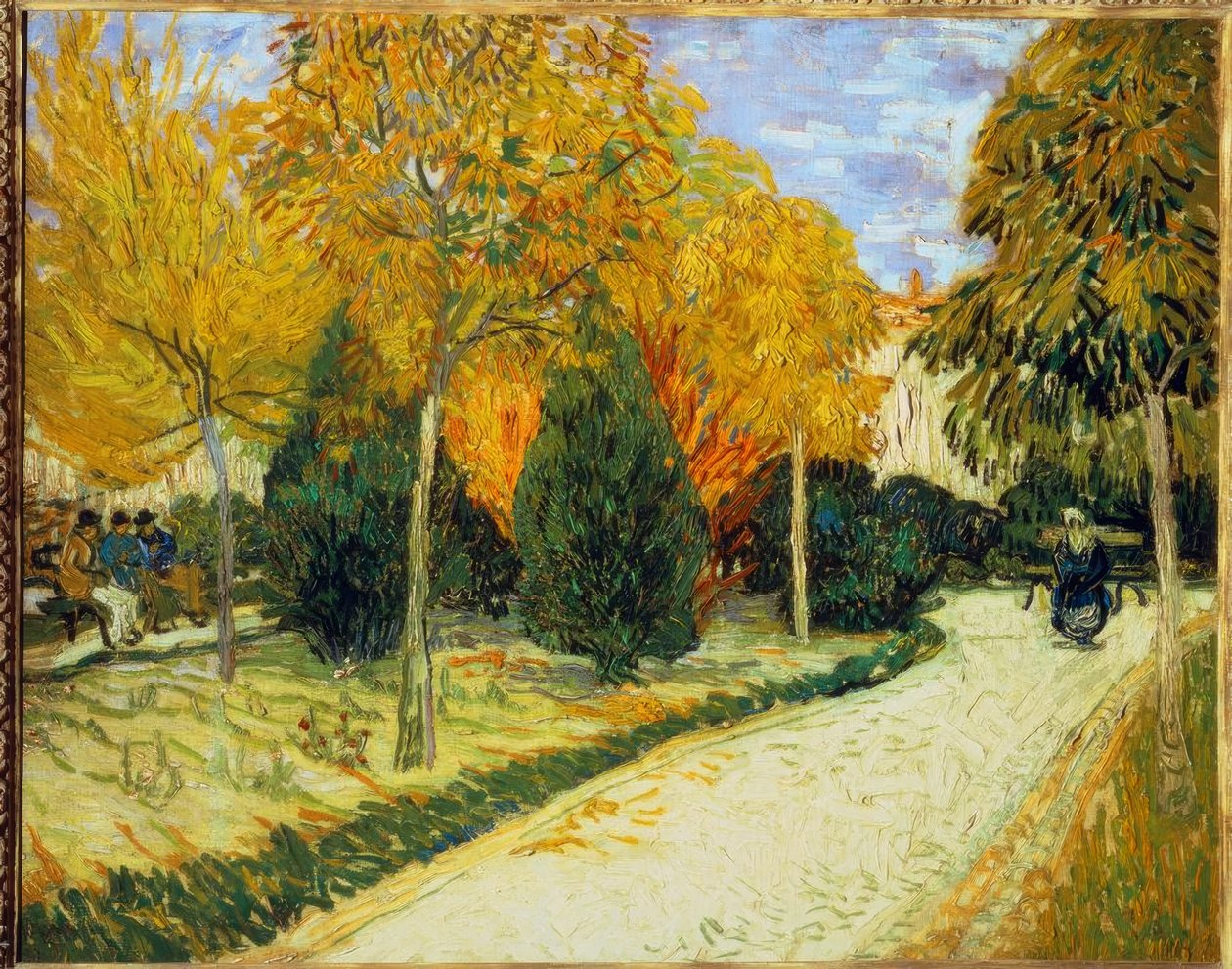 Stigen i parken i Arles av Vincent van Gogh