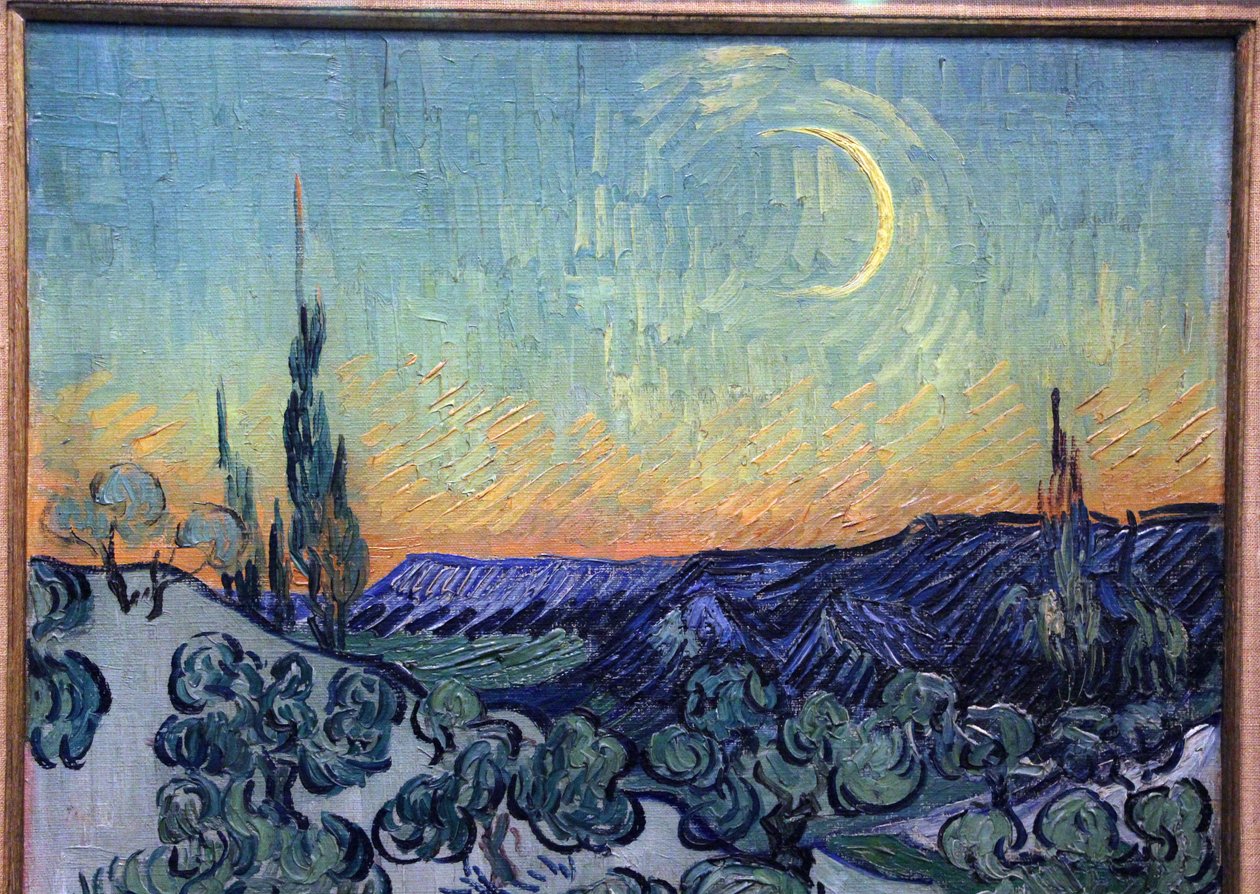 passeggiata al crepuscolo av Vincent van Gogh