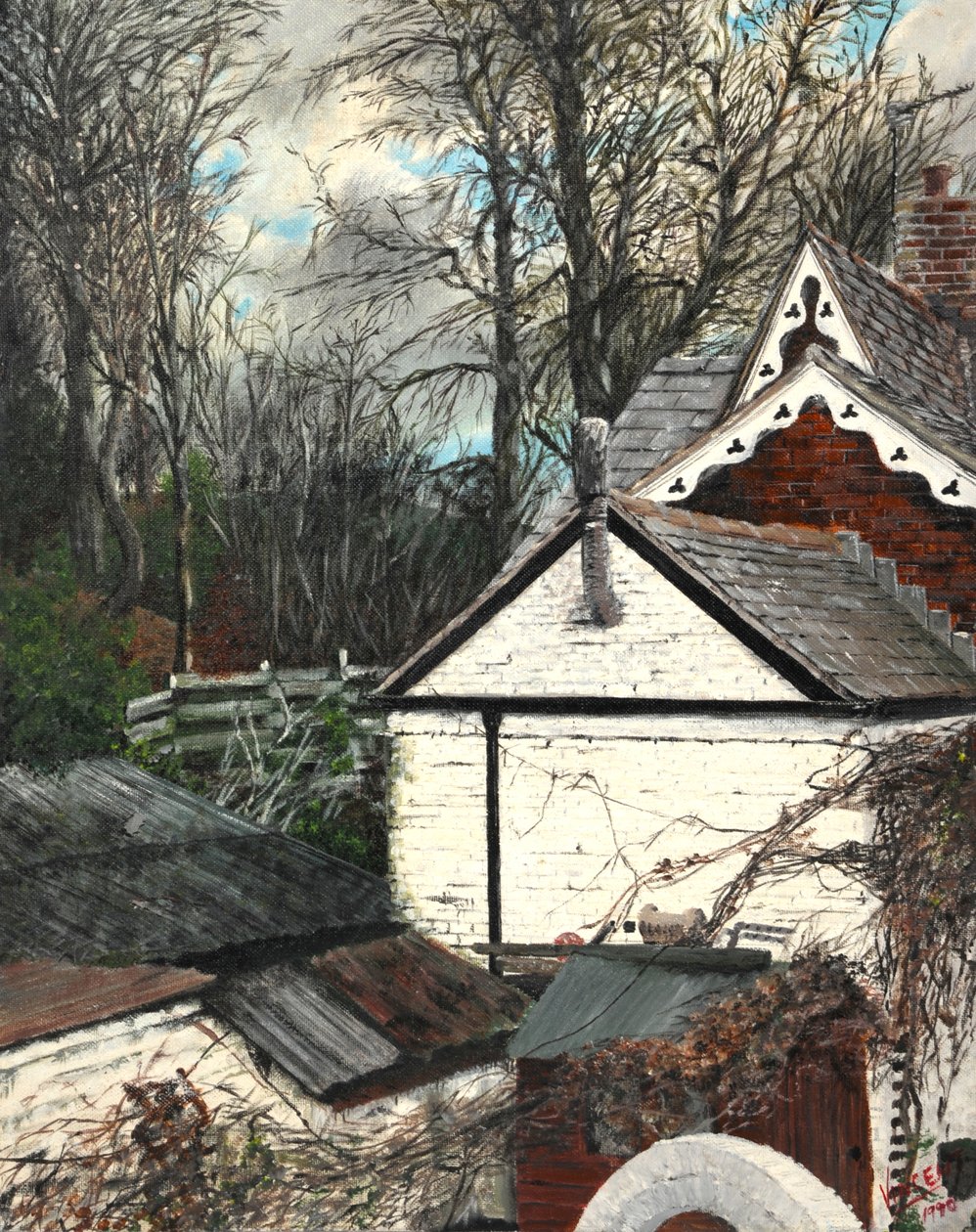 En Haunted Hill Mold Wales av Vincent Alexander Booth