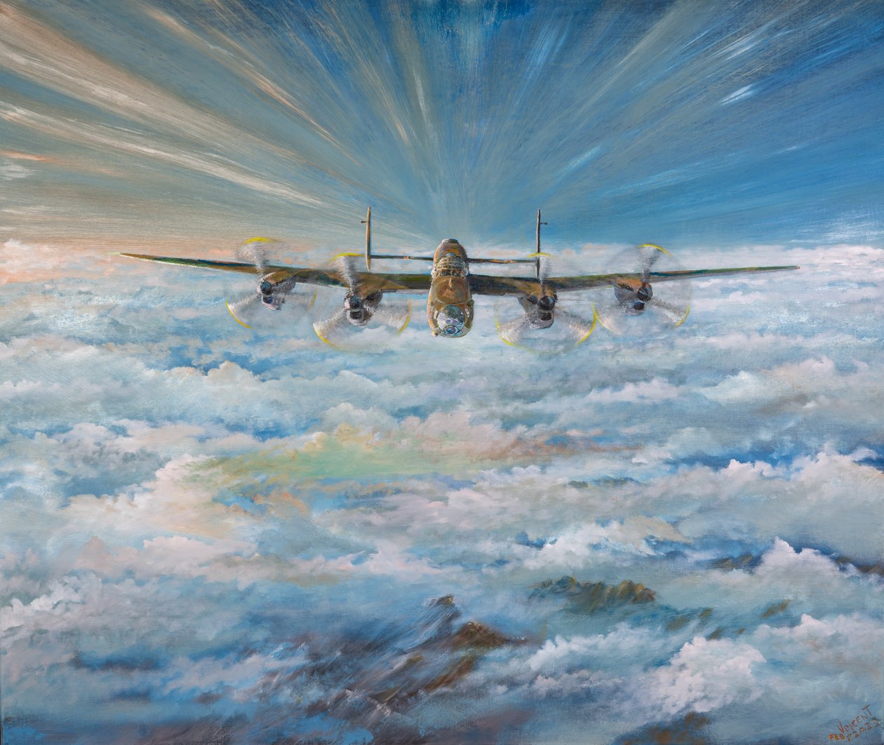 Avro Lancaster B1 Special, 2023 av Vincent Alexander Booth