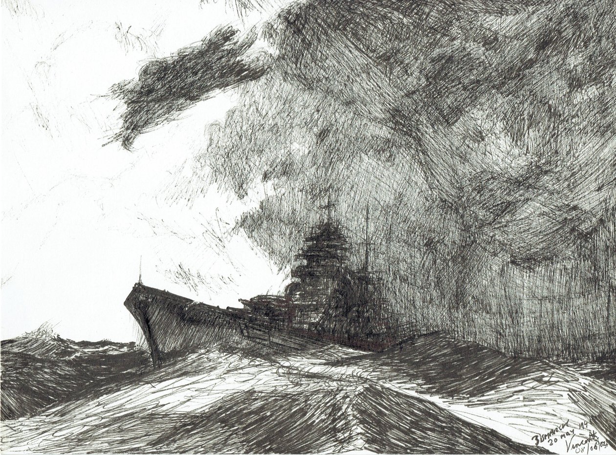 Bismarck out of storm, 2002 av Vincent Alexander Booth
