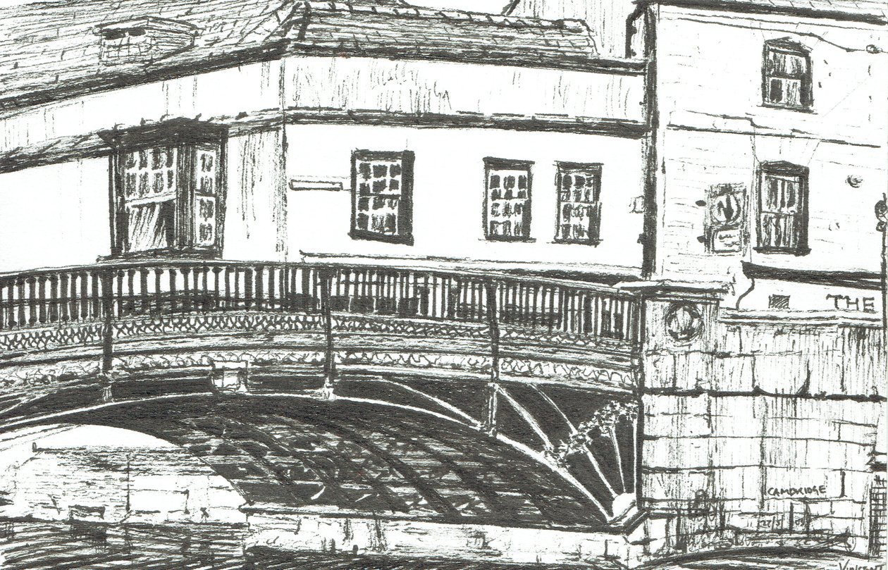 Cambridge, 2008, (Bläck på papper) av Vincent Alexander Booth