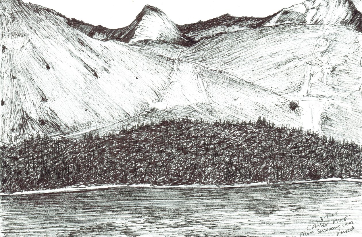 Causey Pike, 2005 av Vincent Alexander Booth
