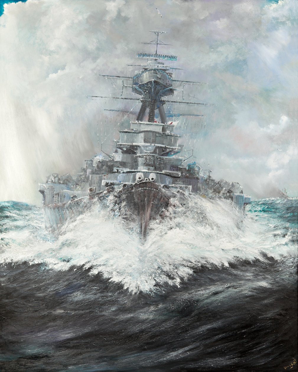 HMS Hood (2), 2016, av Vincent Alexander Booth