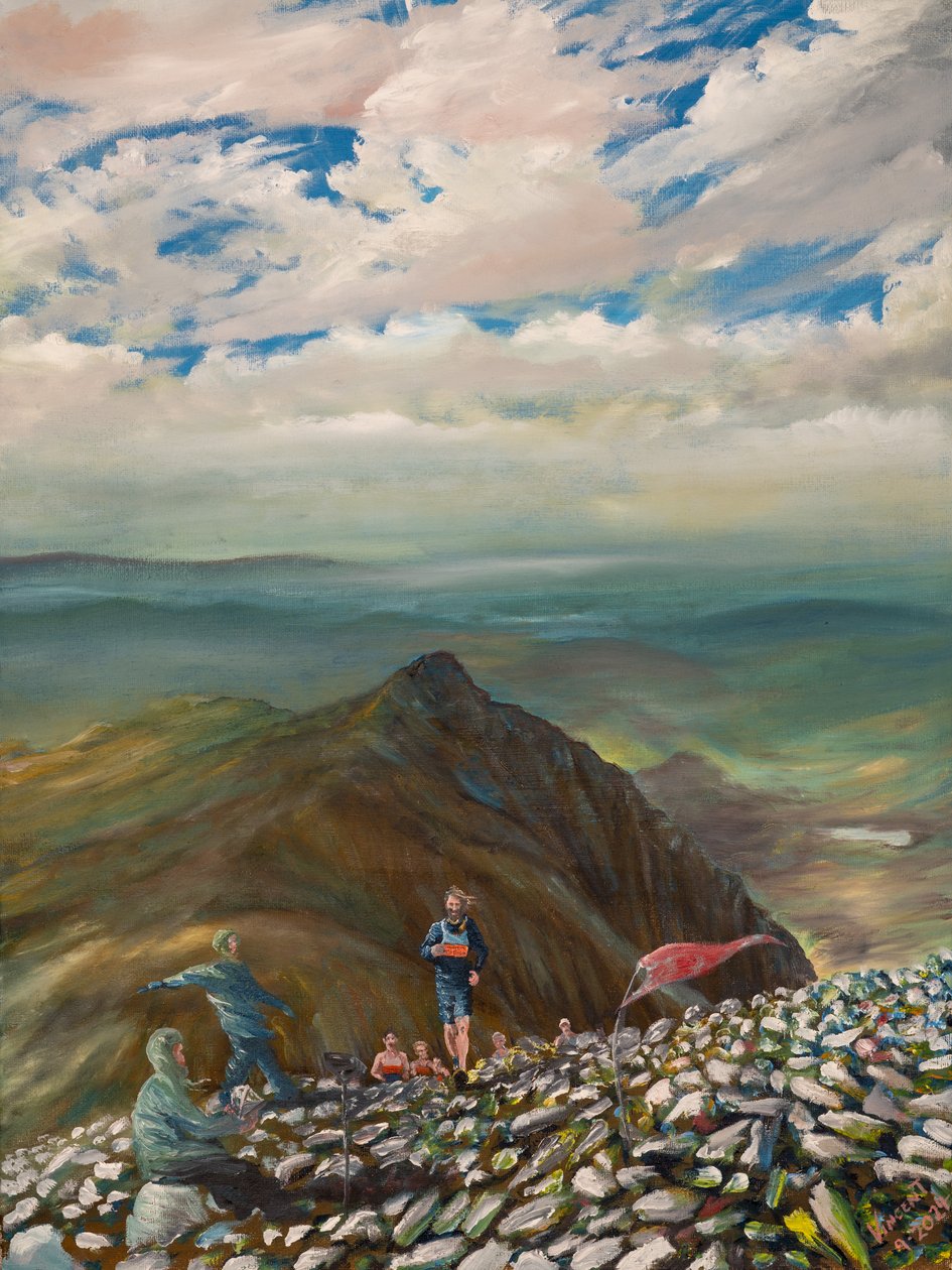Johnny vid kontrollpunkt 1, 2024 av Vincent Alexander Booth