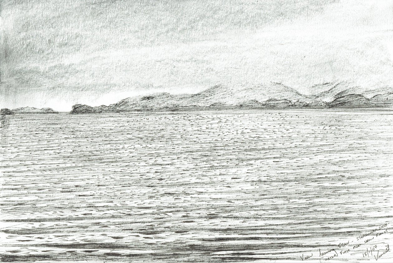 Lämnar Oban, 2007 av Vincent Alexander Booth