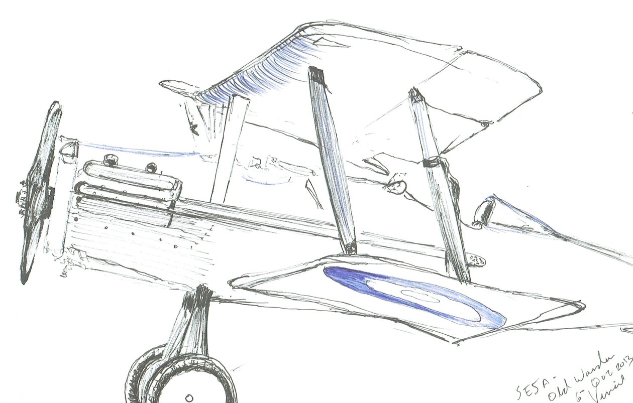 SE5-A på Old Warden, 2013 av Vincent Alexander Booth