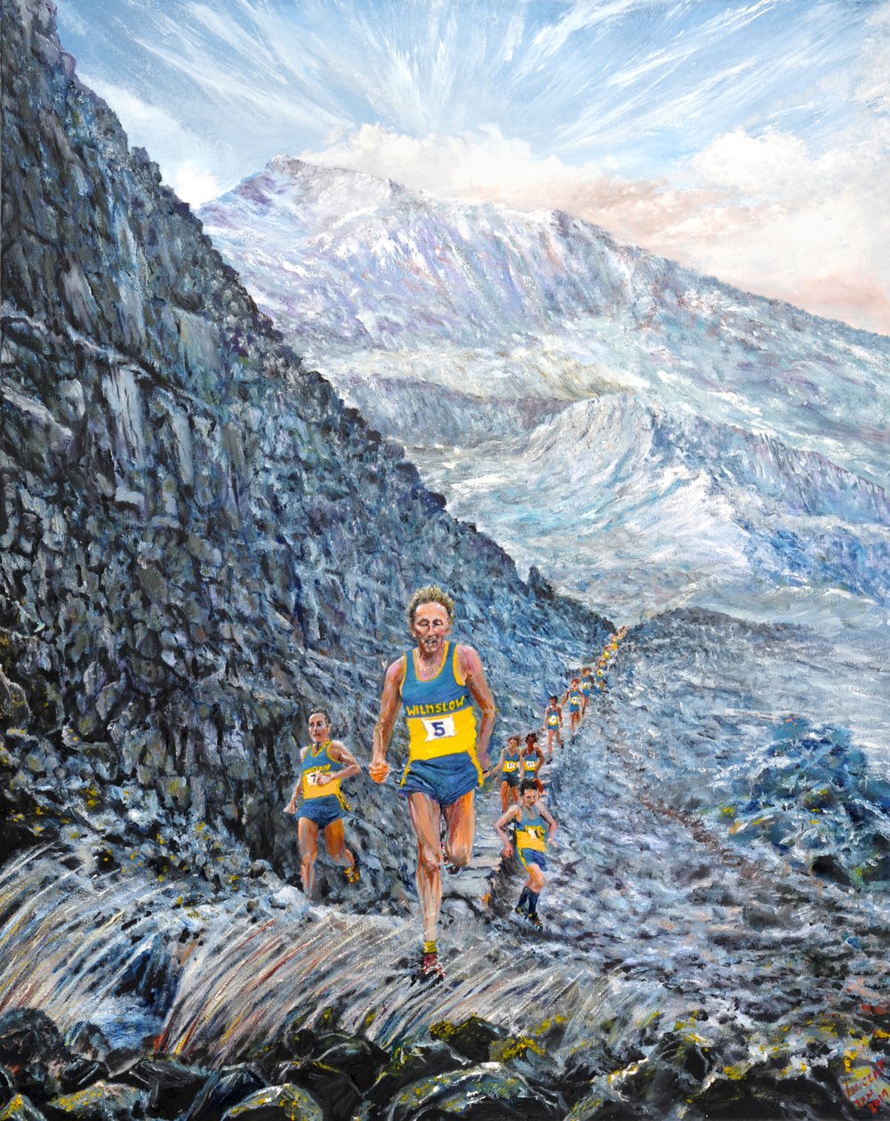 Snowdon löpning, 2019 av Vincent Alexander Booth