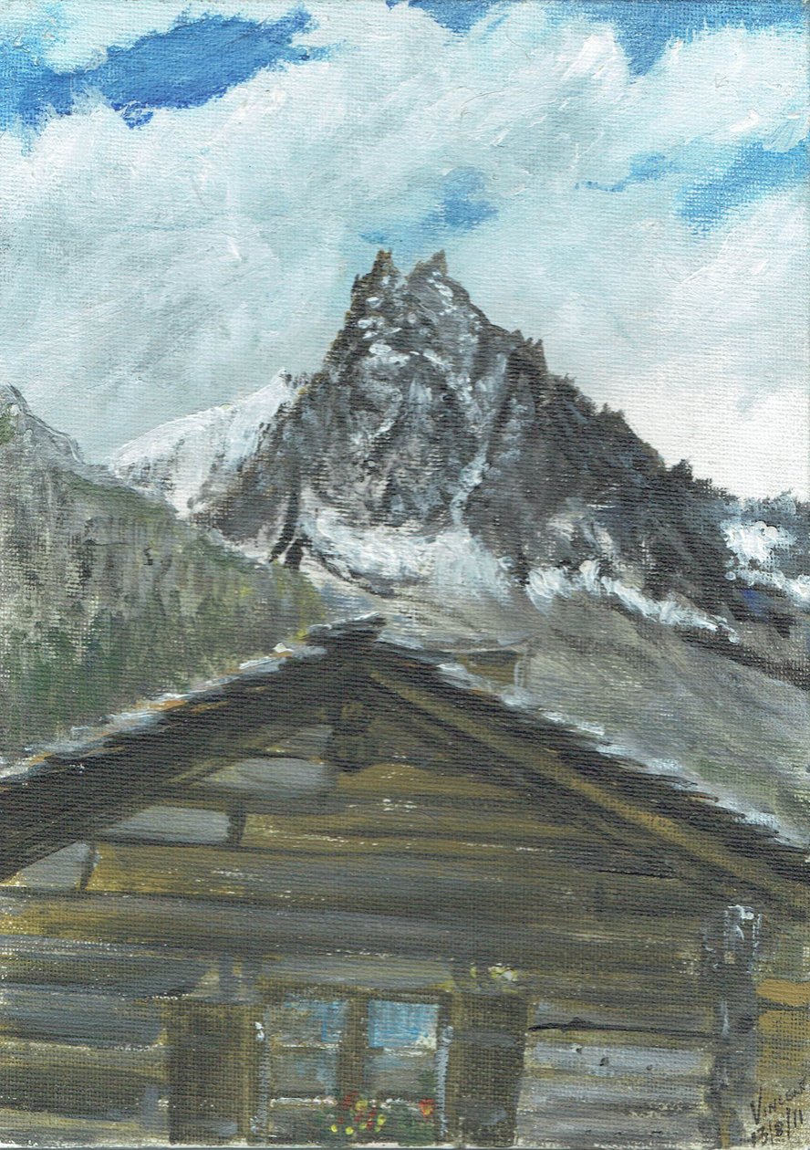 stuga i Zinal, Schweiz, 2011 av Vincent Alexander Booth