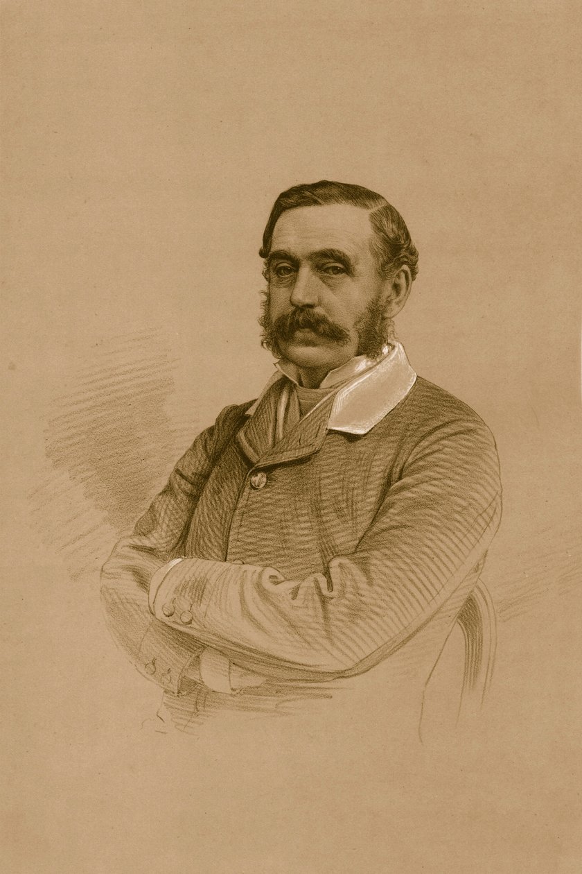 Herr. W.E.Oakeley, 1879. av Vincent Brooks Day and Son
