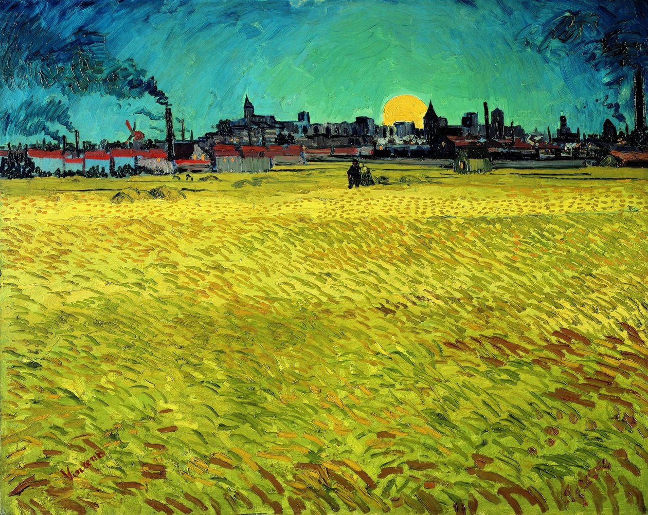 Sommarkväll, 1888. av Vincent van Gogh