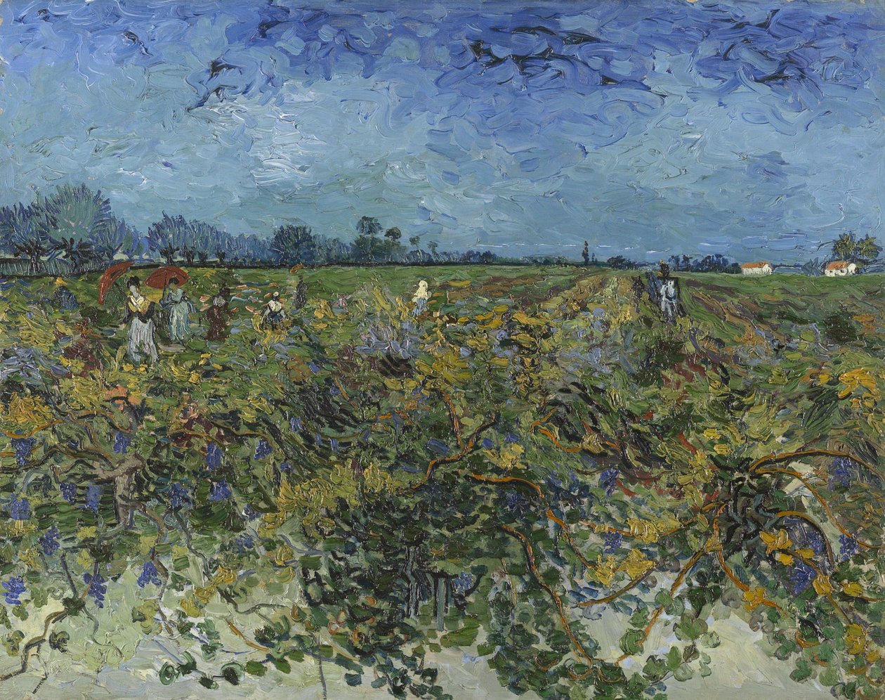 Den gröna vingården, 1888. av Vincent van Gogh