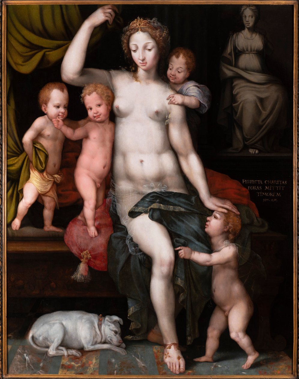Allegory of Perfect Love, c.1540. av Vincent Sellaer
