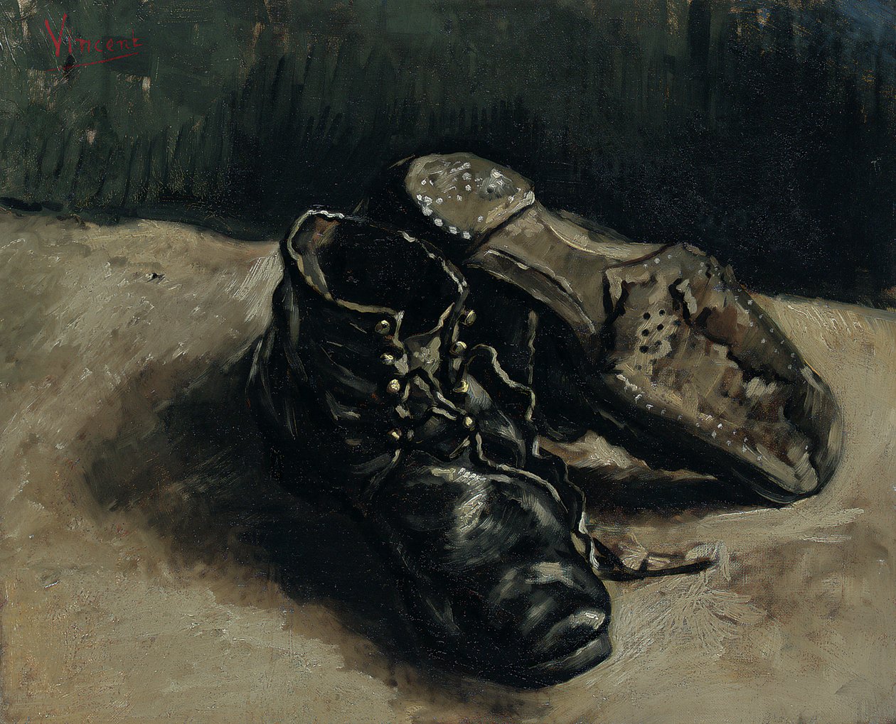 Ett par skor, 1886 av Vincent van Gogh
