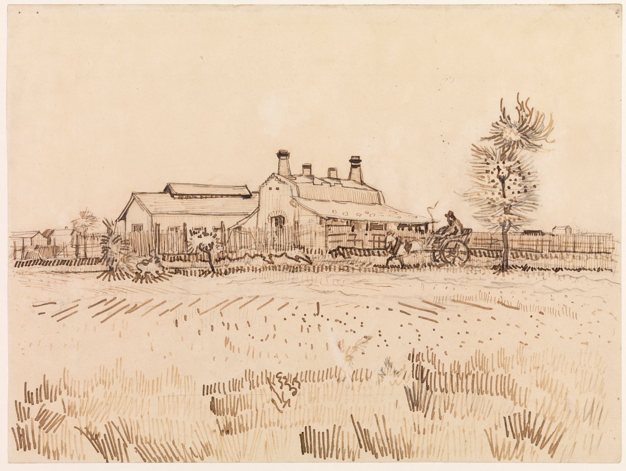 En kakelfabrik, 1888 av Vincent van Gogh