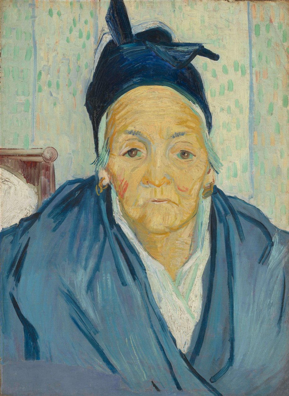 En gammal kvinna från Arles av Vincent van Gogh