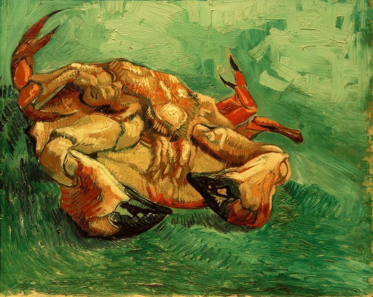 Cancer liggande på rygg av Vincent van Gogh