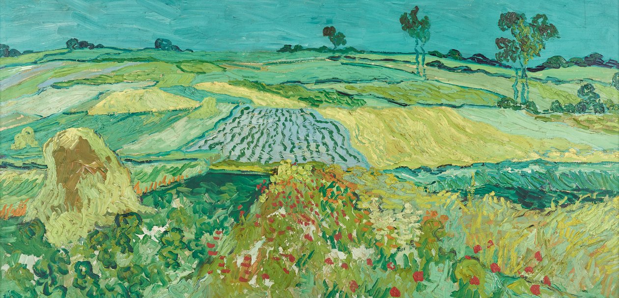 Auvers slätten av Vincent van Gogh