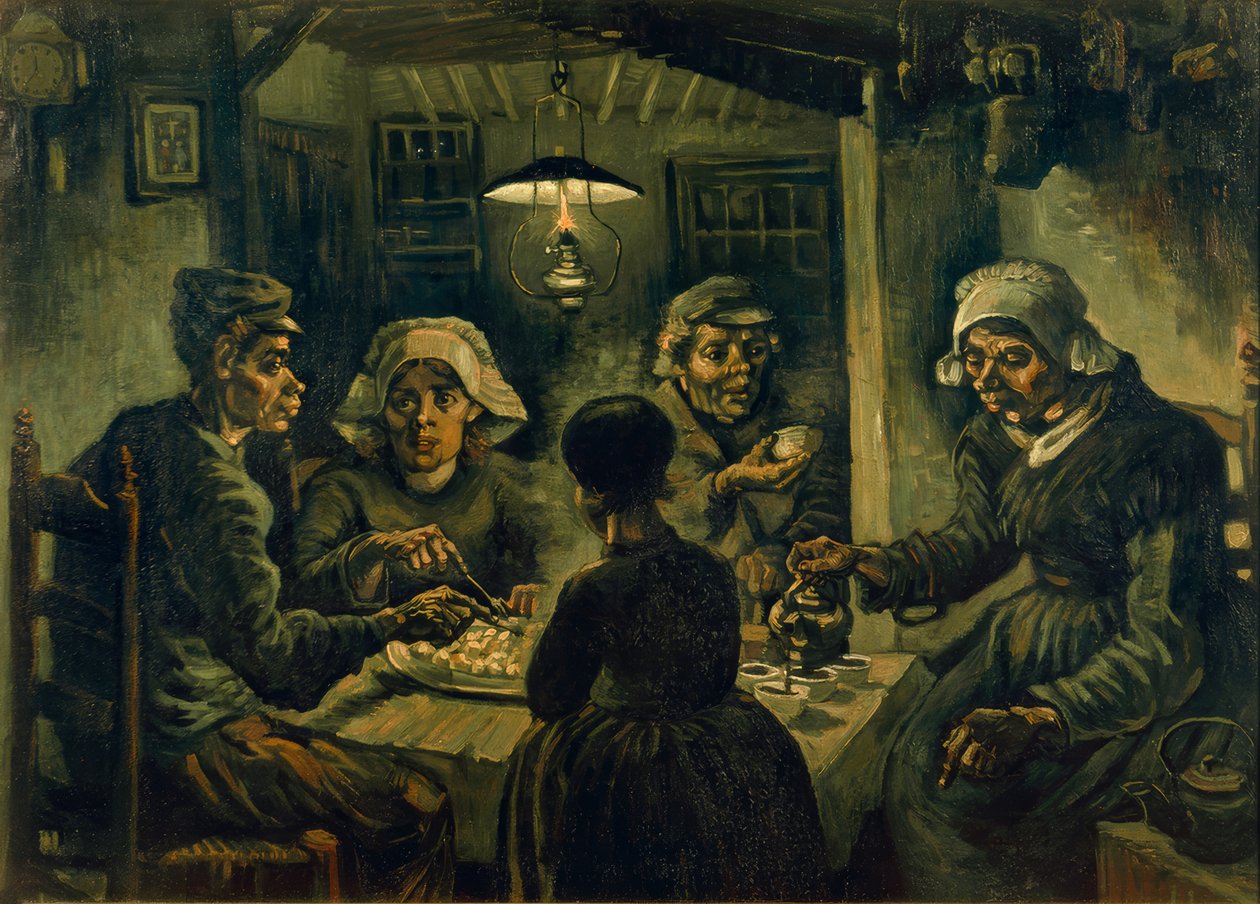 Potatisätarna av Vincent van Gogh