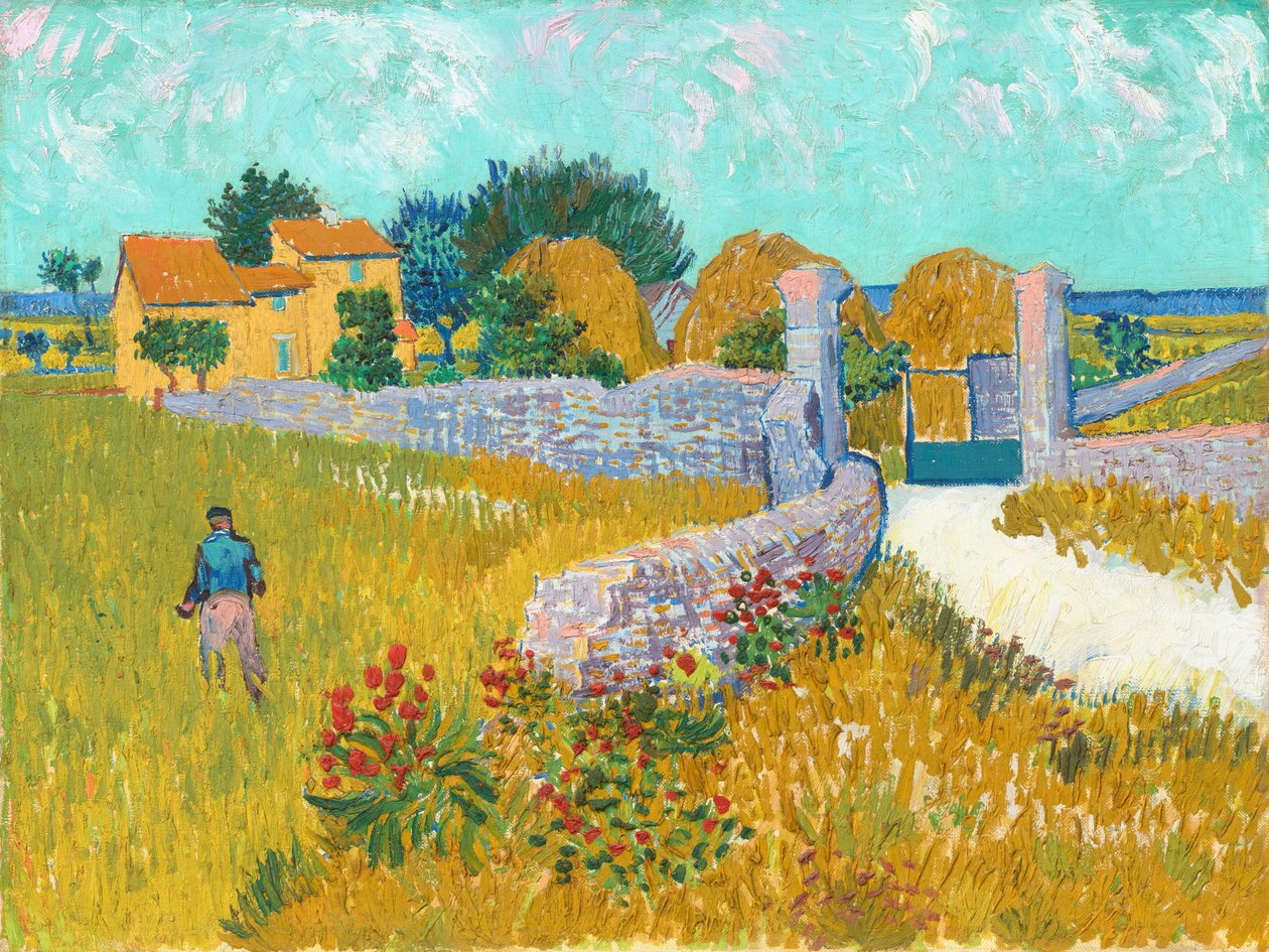 Bondgård i Provence av Vincent van Gogh