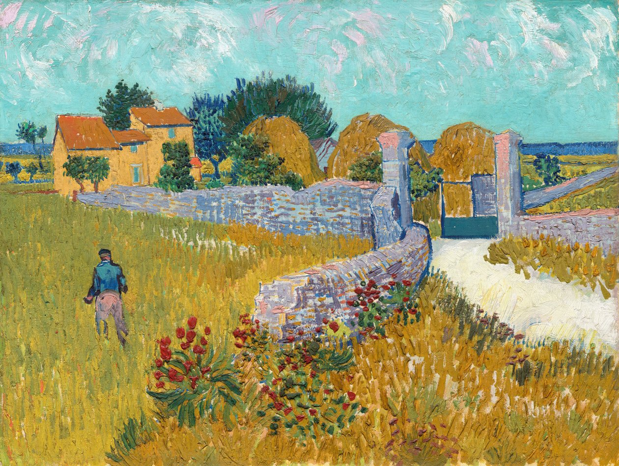 Bondgård i Provence, 1888. av Vincent van Gogh
