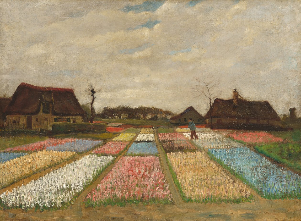 Blomsterbäddar i Holland av Vincent van Gogh