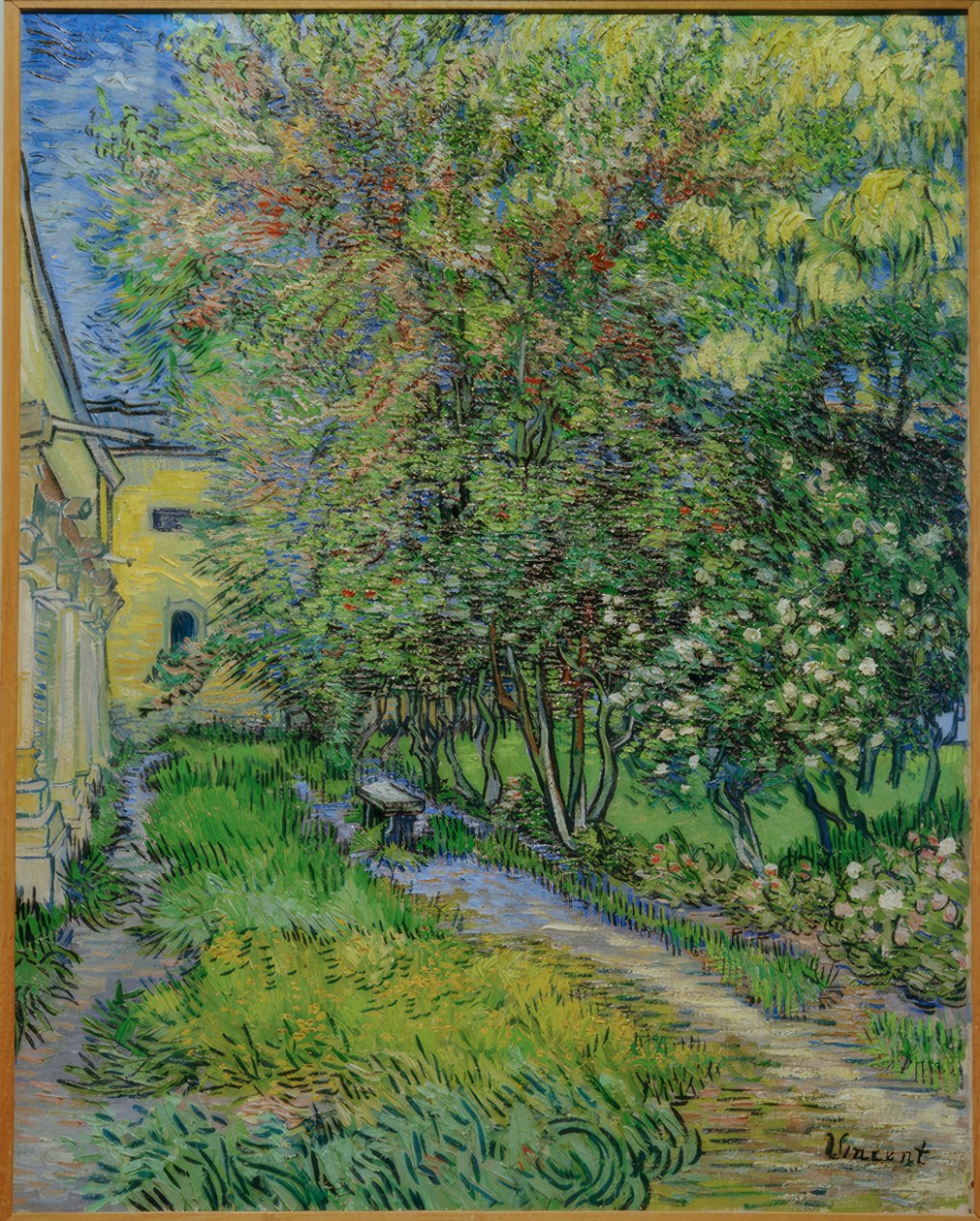 Trädgården vid Saint-Paul-sjukhuset av Vincent van Gogh