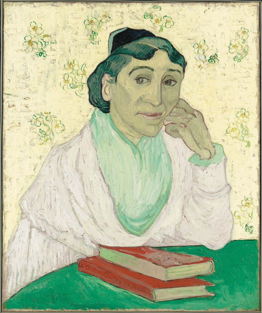 The Arlesian, Madame Ginoux, 1890 av Vincent van Gogh
