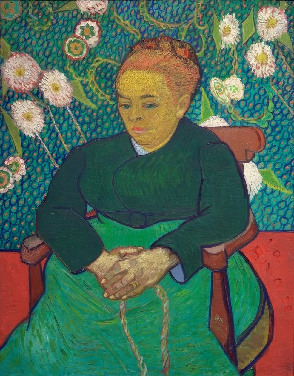 Vaggvisan (Augustine Roulin) av Vincent van Gogh