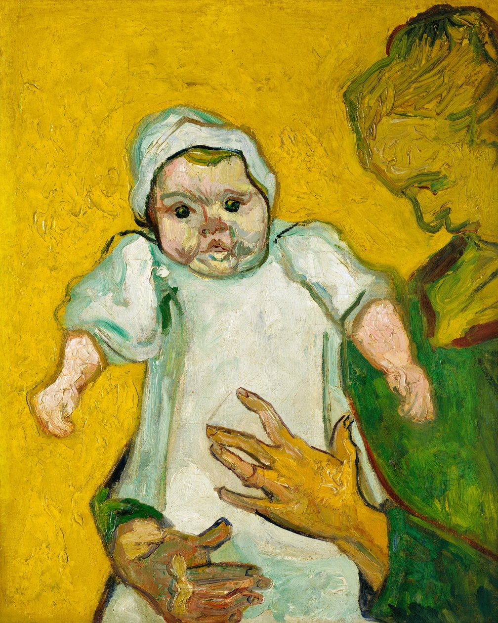 Madame Roulin och hennes barn, 1888. av Vincent van Gogh